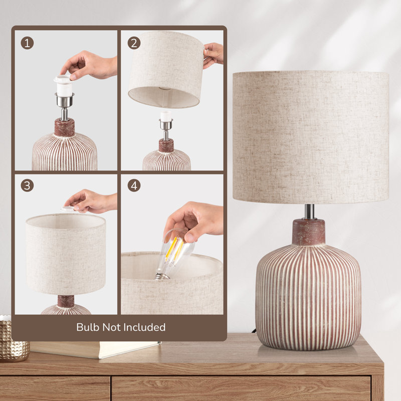 Ophelia & Co. Cleofe Ceramic Table Lamp & Reviews | Wayfair